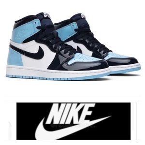 NIKE Air Jordan 1 Retro High OG WoMeNS "UNC Patent/BLUE CHILL